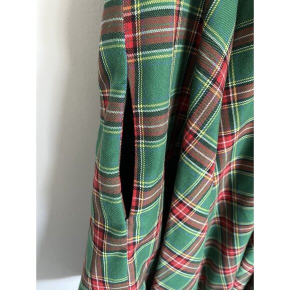 MAGNOLIA PARK Holiday Tartan Plaid Fit & Flare Dress Size 3XL (fits 14-16) - Picture 3 of 3